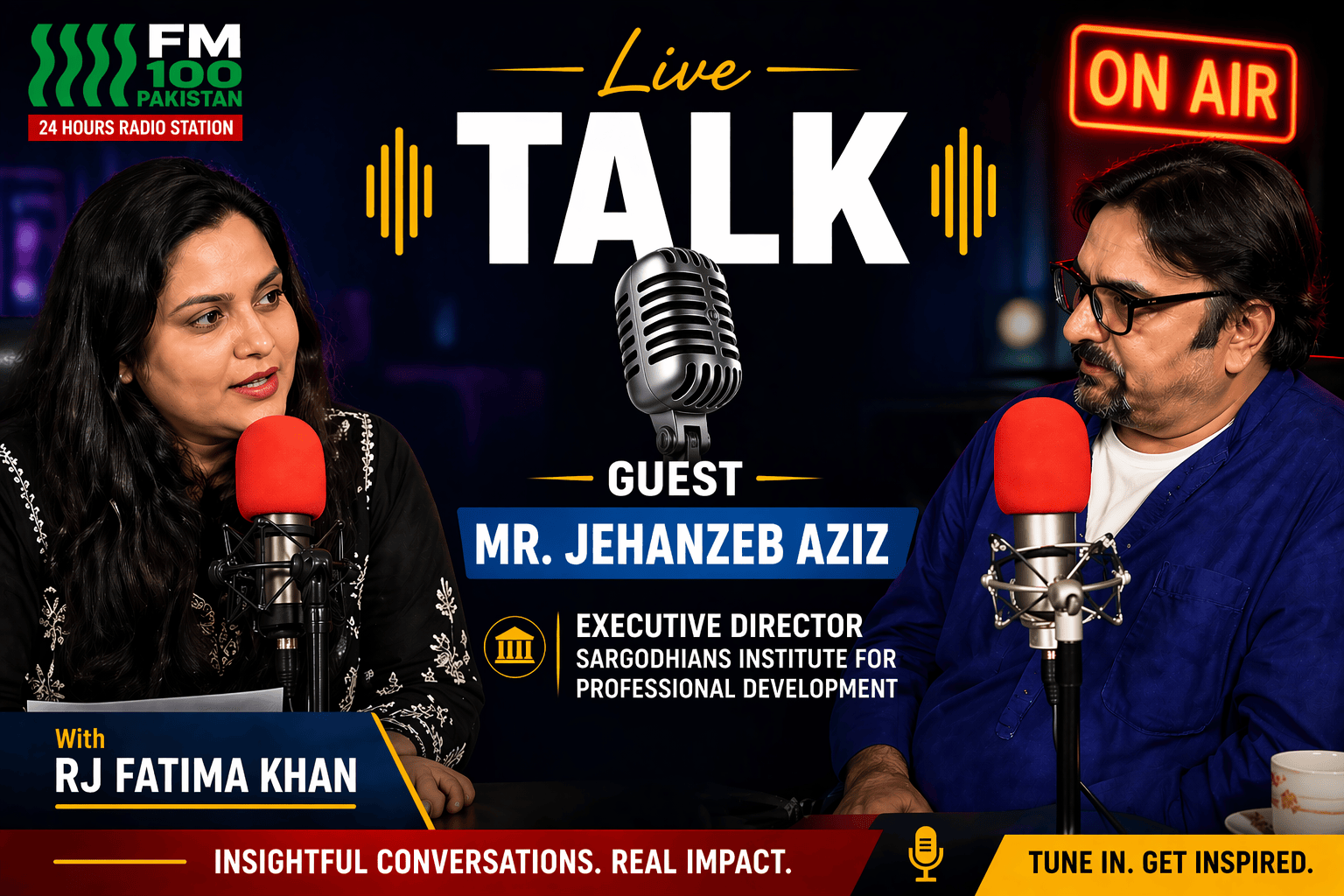 Program With RJ Fatima Khan & Guest- Mr. Jehan Zeb Aziz